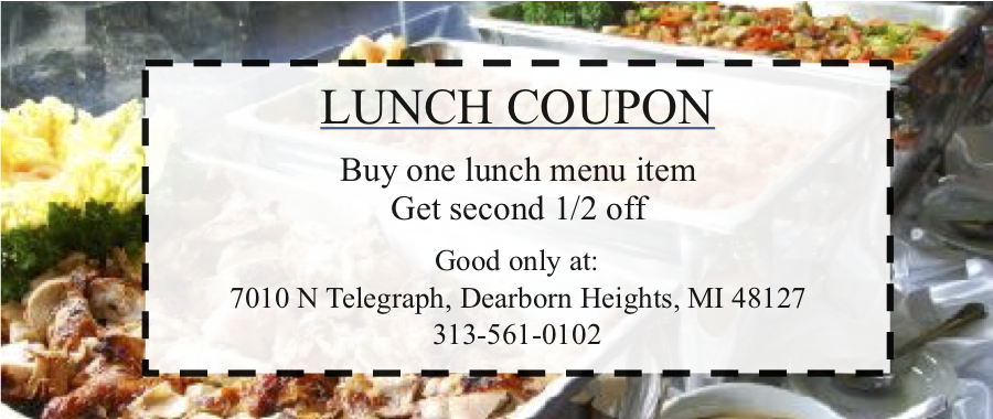 Lunch coupon